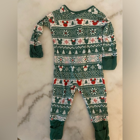 Little Sleepies Mickey Fair Isle Zippy - Picture 5 of 7